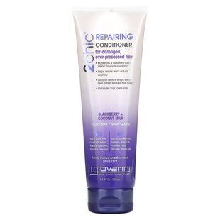 Кондиционер для волос с ежевикой и кокосовым молоком Giovanni (Conditioner Dual Complex Blackberry + Coconut Milk) 250 мл купить в Киеве и Украине