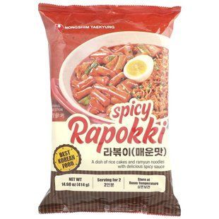 Nongshim, Spicy Rapokki, 14.6 oz (414 g)