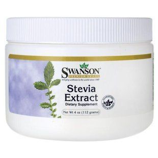 Порошок экстракта стевии, Stevia Extract Powder, Swanson, 112 грам купить в Киеве и Украине