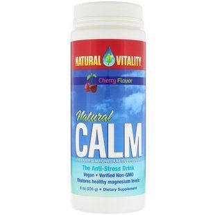 Антистресс напиток вкус вишни Natural Vitality (Vital The Anti-Stress Drink Natural Calm) 226 г купить в Киеве и Украине