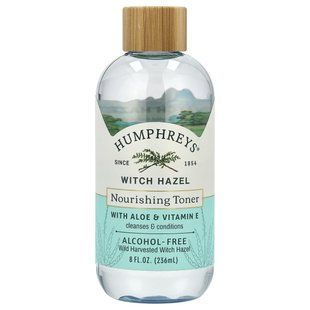 Безалкогольный тоник с алоэ, Witch Hazel, Alcohol Free Toner with Aloe, Nourish, Humphrey's, 236 мл купить в Киеве и Украине