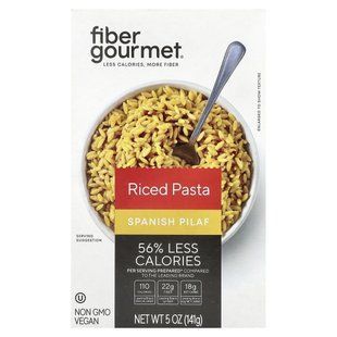 Fiber Gourmet, Riced Pasta, Spanish Pilaf, 5 oz (141 g) купить в Киеве и Украине