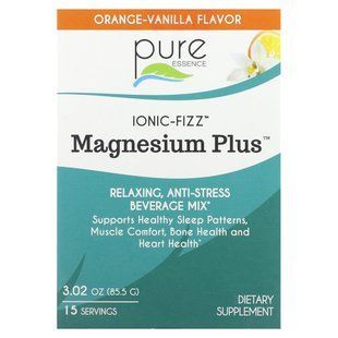 Pure Essence, Ionic-Fizz, Magnesium Plus, Orange-Vanilla Flavor, 15 Sticks, 0.2 oz (5.7 g) Each купить в Киеве и Украине