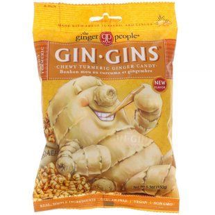 Ginger candy, spicy turmeric, The Ginger People, 150 g
