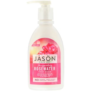 Гель для душа тонизирующий роза Jason Natural (Body Wash) 887 мл купить в Киеве и Украине