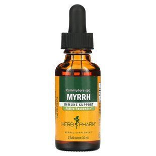 Мирра, высушенная на солнце древесная смола, Herb Pharm, 1 жидкая унция (30 мл) купить в Киеве и Украине