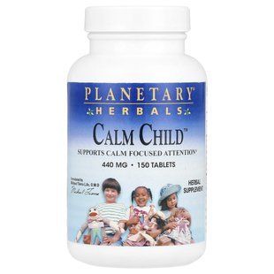 Успокаивающее средство для детей Planetary Herbals (Calm Child) 440 мг 150 таблеток купить в Киеве и Украине