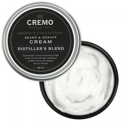 Cremo, Reserve Collection, крем для бороди та шкіри голови, суміш дистиляторів, 4 унції (113 г)