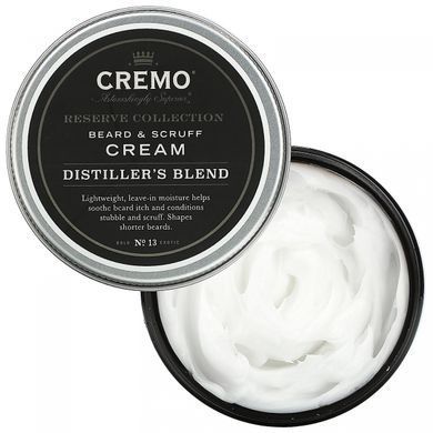 Cremo, Reserve Collection, крем для бороди та шкіри голови, суміш дистиляторів, 4 унції (113 г)