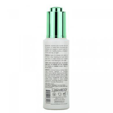Омолоджуюча олія для обличчя, авокадо і жожоба, Rejuvenating Facial Oil, Avocado,Jojoba, Giovanni, 47 мл