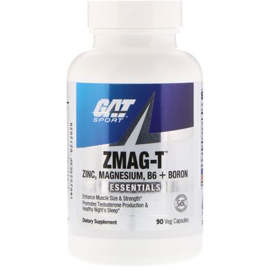 Харчова добавка ZMAG-T, GAT, 90 вегетаріанських капсул