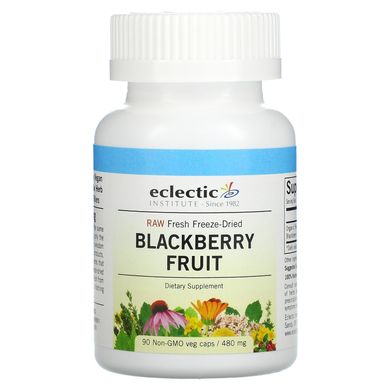 Ежевика Eclectic Institute (Blackberry Fruit) 480 мг 90 капсул купить в Киеве и Украине