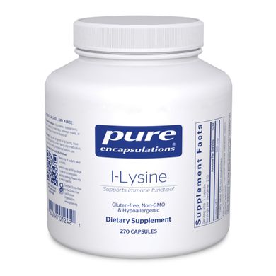 Лизин Pure Encapsulations (L-Lysine) 500 мг 270 капсул купить в Киеве и Украине