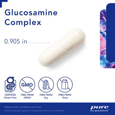 Комплекс глюкозамина Pure Encapsulations (Glucosamine Complex) 180 капсул купить в Киеве и Украине