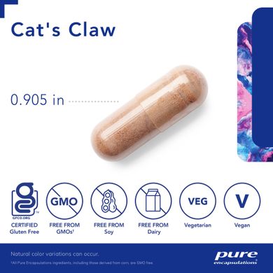 Кошачий коготь Pure Encapsulations (Cat's Claw) 180 капсул купить в Киеве и Украине