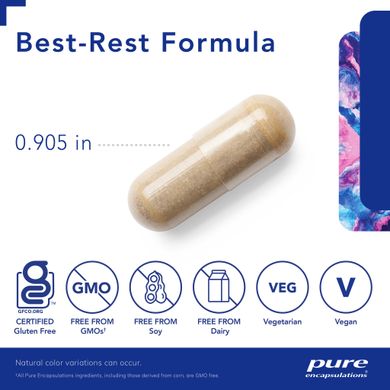 Бест-Рест Формула Pure Encapsulations (Best-Rest Formula) 60 капсул