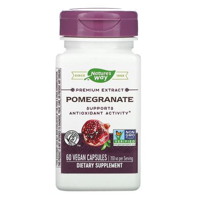Гранат стандартизований Nature's Way (Pomegranate) 350 мг 60 капсул