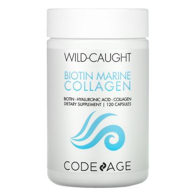 CodeAge, морський колаген з риби дикого улову, 120 капсул