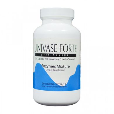 Ферменти підшлункової залози, Pancreatic Enzymes Univase Forte, Cyto Pharma, 200 капсул