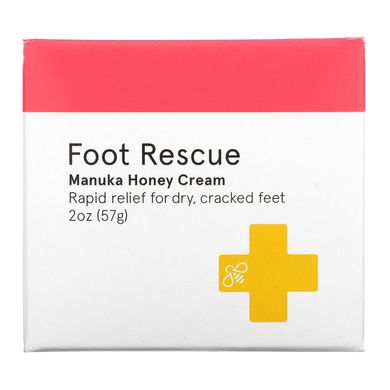 First Honey, Foot Rescue, крем з медом манука, 2 унції (57 г)