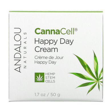 Andalou Naturals, CannaCell, крем Happy Day, 1,7 унції (50 г)