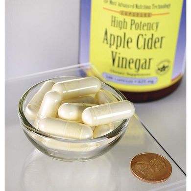 Яблучний оцет - високий потенціал, Apple Cider Vinegar - High Potency, Swanson, 625 мг, 180 капсул