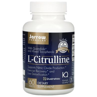 Л-Цитруллін Jarrow Formulas (L-Citrulline) 60 таблеток