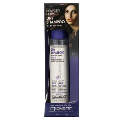 Сухий шампунь харчування волосся Giovanni (Shampoo) 50 г