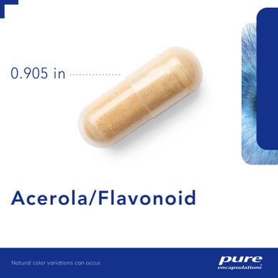 Ацерола /флавоноид Pure Encapsulations (Acerola/Flavonoid) 120 капсул купить в Киеве и Украине