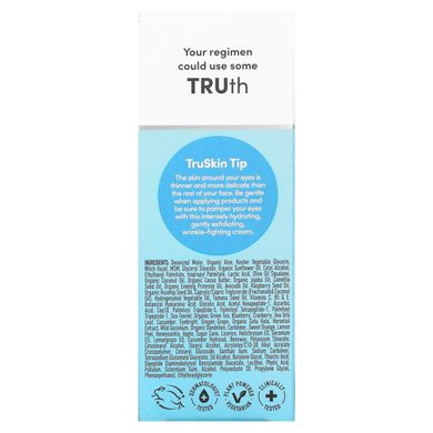 TruSkin, Крем для очей з гіалуроновою кислотою, 0,5 рідкої унції (15 мл)