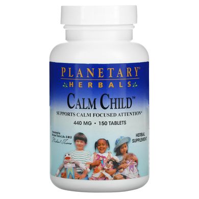 Успокаивающее средство для детей Planetary Herbals (Calm Child) 440 мг 150 таблеток купить в Киеве и Украине