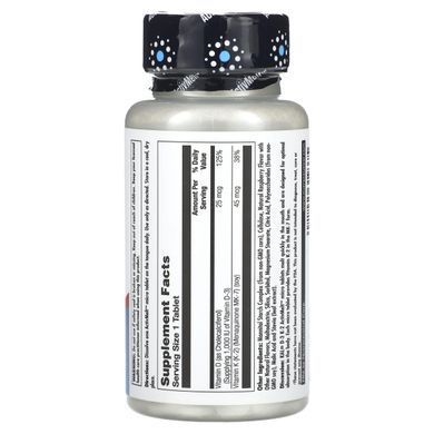 Vitamin D-3 and K-2, Red Raspberry, D-3 and K-2 ActivMelt, KAL, 1000 IU/ 45 mcg, 60 tablets.