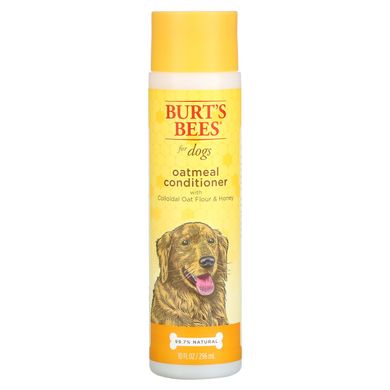 Burt's Bees, Вівсяний кондиціонер для собак, колоїдна вівсяна мука і мед, 10 рідких унцій (296 мл)