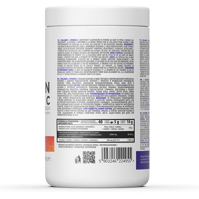 Коллаген и витамин С вкус персик OstroVit (Collagen + Vitamin C) 400 г купить в Киеве и Украине