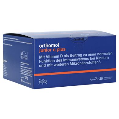 Orthomol Junior C Plus, Ортомол Джуніор С Плюс 30 днів (жувальні таблетки)