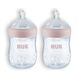 Simply Natural, бутылочки, для девочек, от 0 месяцев, NUK, 3 штуки, 5 унц. (150 мл) каждая фото