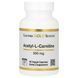 Ацетил-Л-карнітин California Gold Nutrition (Acetyl-L-Carnitine) 500 мг 60 вегетаріанських капсул фото