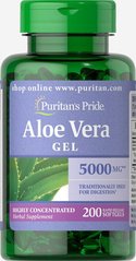 Екстракт алое вера, Aloe Vera Extract, Puritan's Pride, 25 мг, 200 капсул