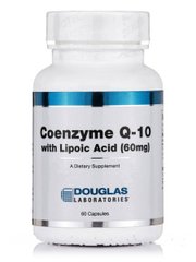 Коэнзим Q10 с липоевой кислотой Douglas Laboratories (Coenzyme Q-10 with Lipoic Acid) 60 мг 60 капсул купить в Киеве и Украине