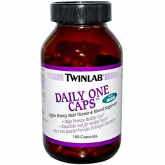Мультивітаміни з залізом Twinlab (Daily One Caps) 180 капсул