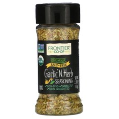 Чеснок и травы органик Frontier Natural Products (Garlic & Herb Seasoning Blend) 76 г купить в Киеве и Украине