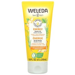 Weleda, Aroma Essentials, енергетичний гель для душу, 6,8 рідких унцій (200 мл)