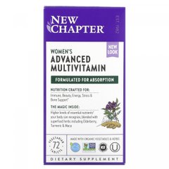 (ТЕРМІН!!!) Мультивітаміни для жінок New Chapter (Every Woman Multivitamin) 72 таблетки