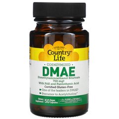 Диметиламиноэтанол коферментированный Country Life (DMAE) 350 мг 50 капсул купить в Киеве и Украине