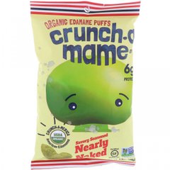 Органічні Edamame Puffs, пікантний, Crunch-A-Mame, 99 г