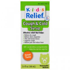 Сироп від кашлю та застуди для дітей, Homeolab USA, 3,4 рідкої унції (100 мл)