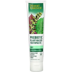 Пребіотик, рослинна зубна паста, М'ята, Prebiotic, Plant-Based Toothpaste, Mint, Desert Essence, 176 г