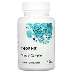 Комплекс витаминов группы В от стресса Thorne Research (Stress B-Complex) 60 растительных капсул купить в Киеве и Украине