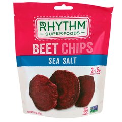 Бурякові чіпси, Морська сіль, Rhythm Superfoods, 1,4 унції (40 г)