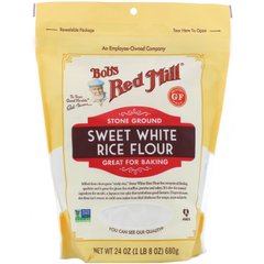 Сладкая белая рисовая мука, Sweet White Rice Flour, Bob's Red Mill, 680 г купить в Киеве и Украине